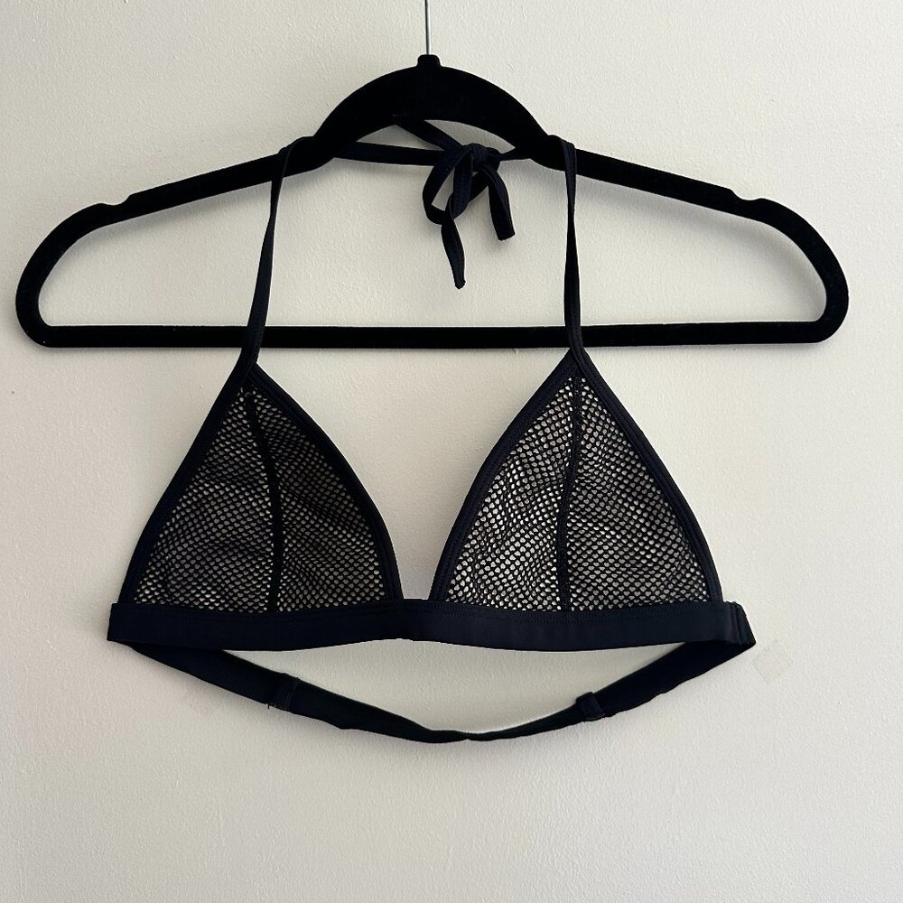 Triangl Bikini Top Size Medium Black/White